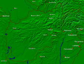 Afghanistan Towns + Borders 1600x1200